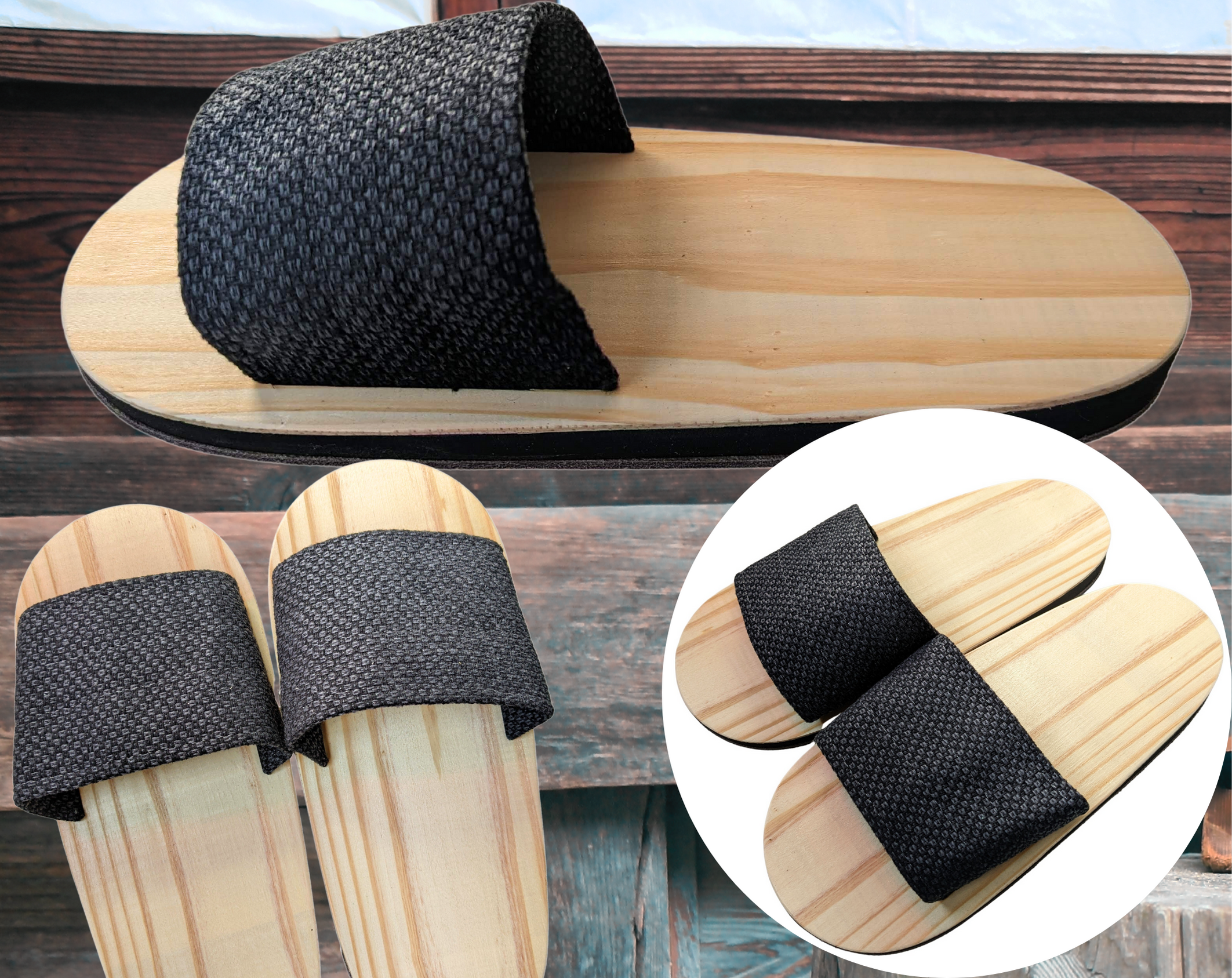 Wood Slippers Heiwa Slipper Japanese GETA and ZOURI