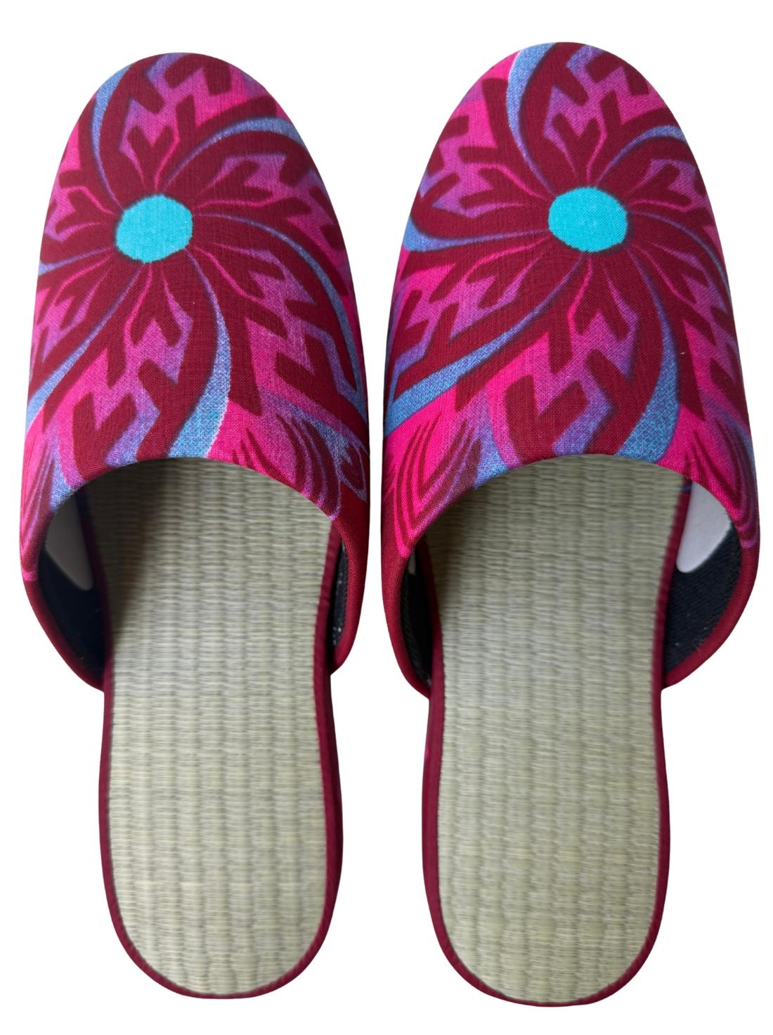 Grote Tatami Print Mix Pantoffels 2024SS-L07