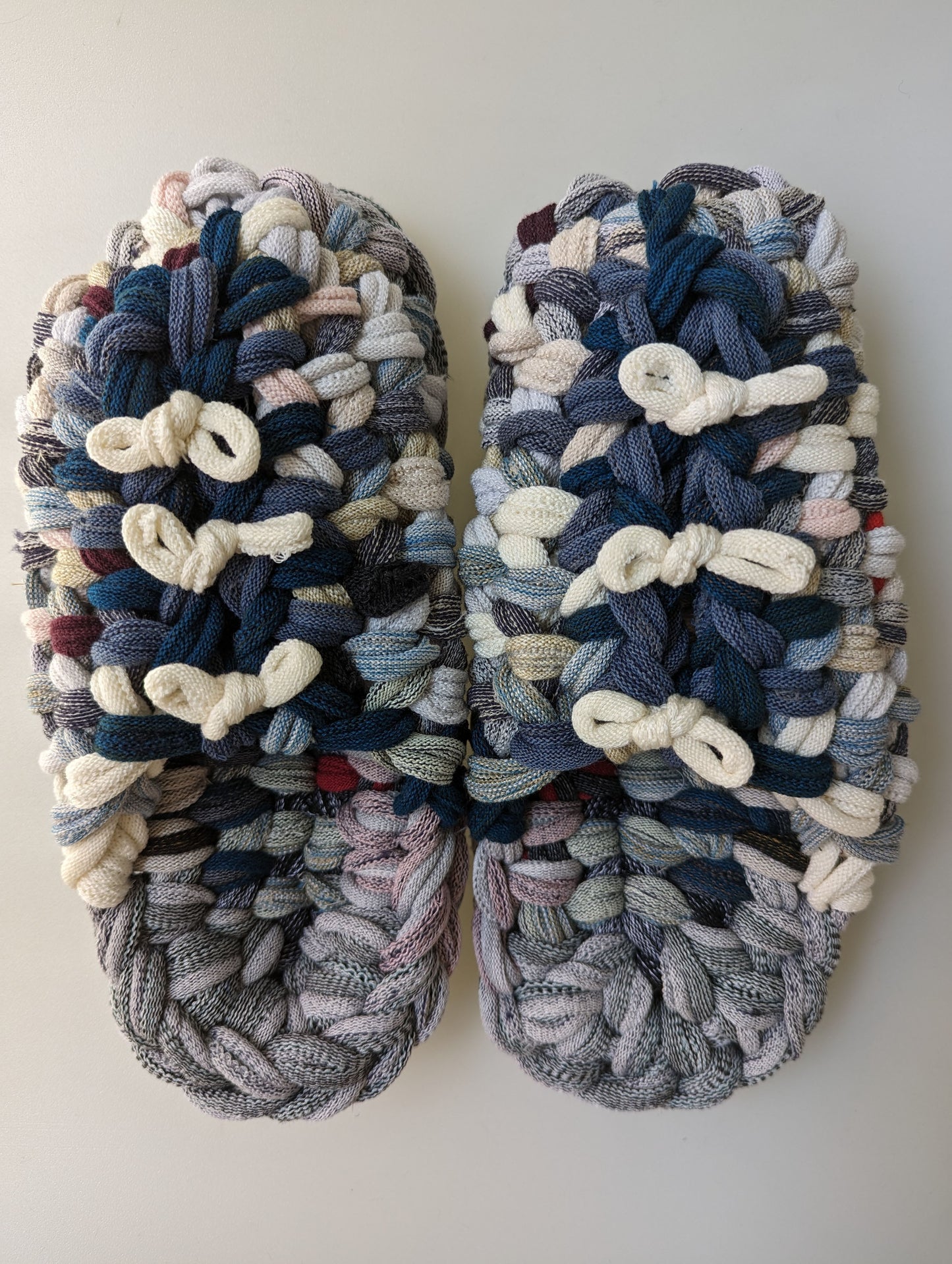 XL | Knit up-cycle slippers 2023-XL39 [XL]