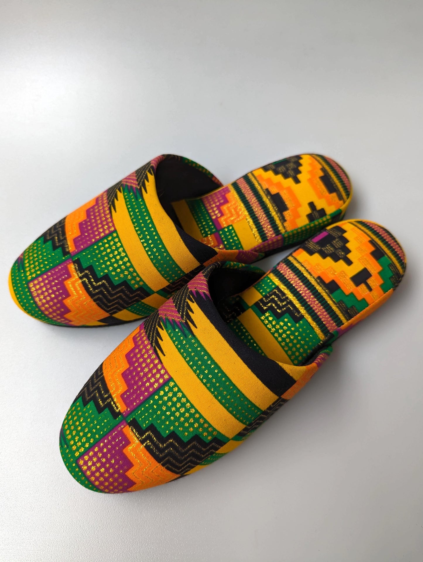 Medium | Print Mix Slippers 2023AW-M04 lamé