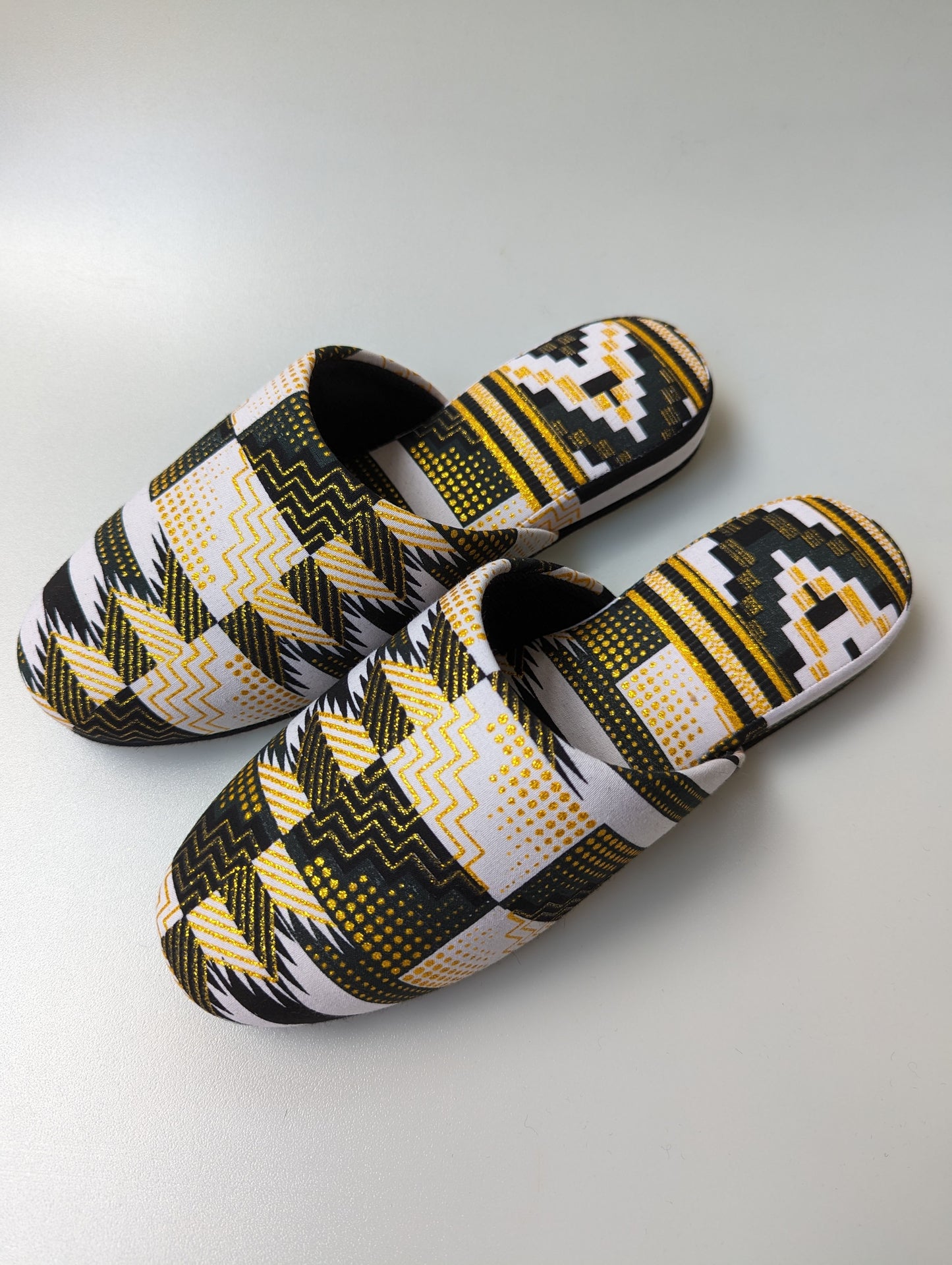 Medium | Print Mix Slippers 2023AW-M05 lamé