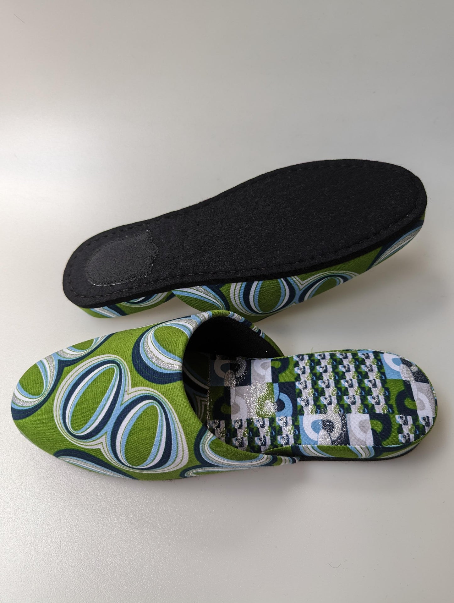 Medium | Print Mix Slippers 2023AW-M08 lamé