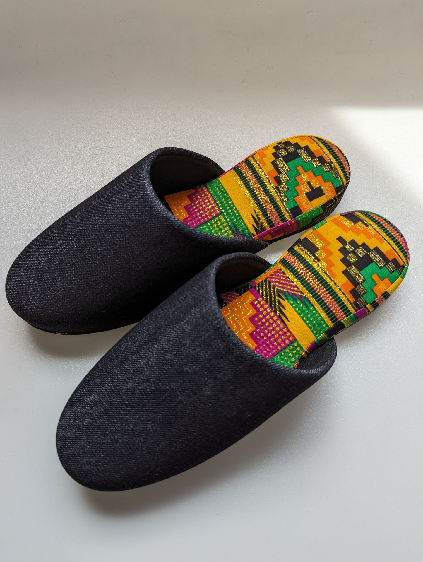 SALE Large | Denim Mix Slippers 2023AW-L04 lamé
