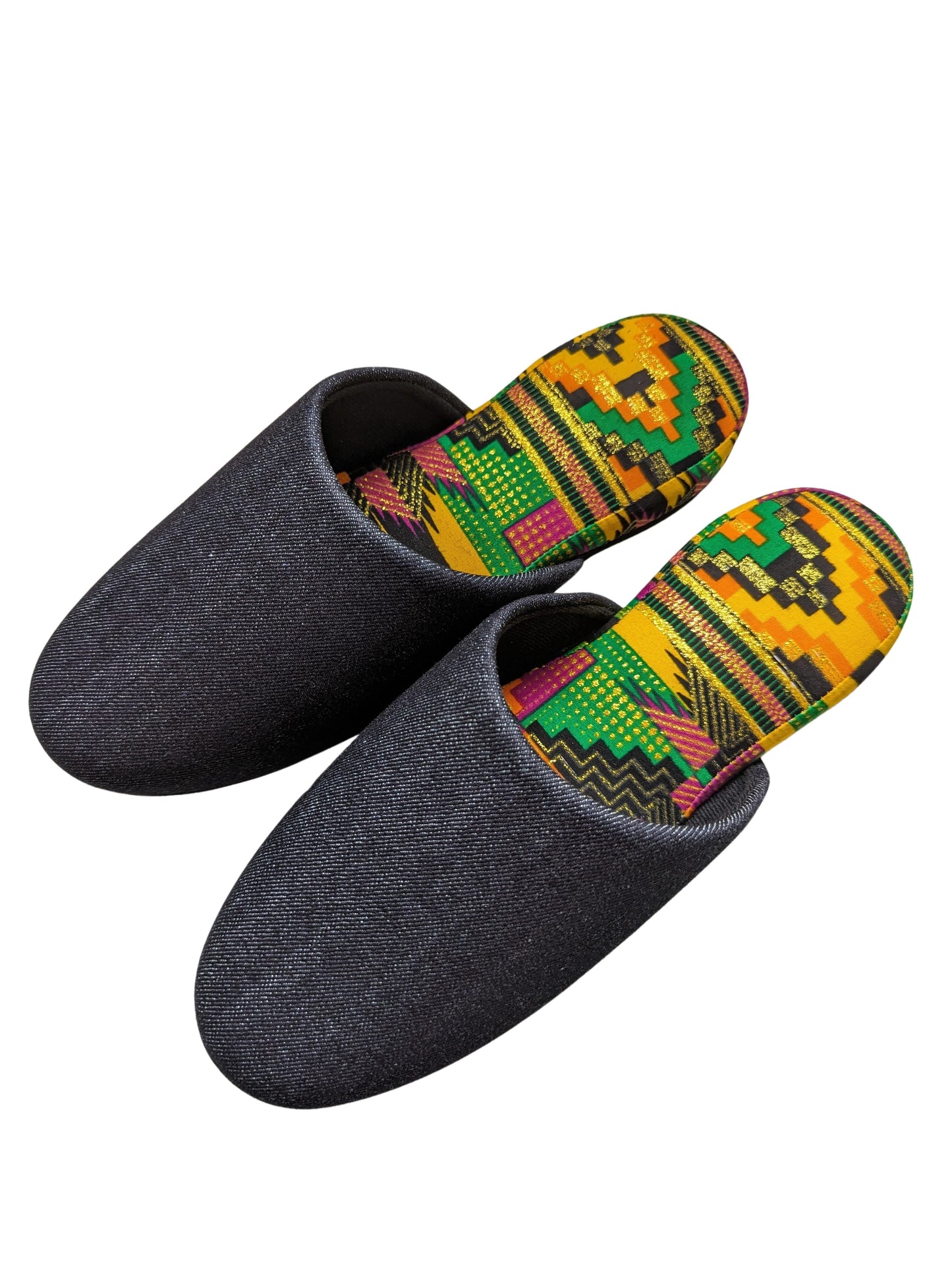 Large | Denim Mix Slippers 2023AW-L04 lamé