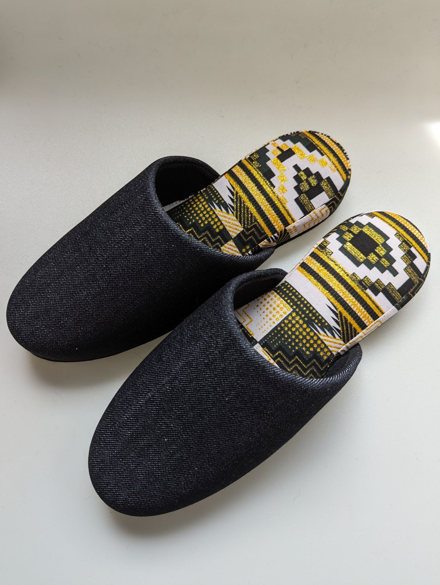 Large | Denim Mix Slippers 2023AW-L05 lamé