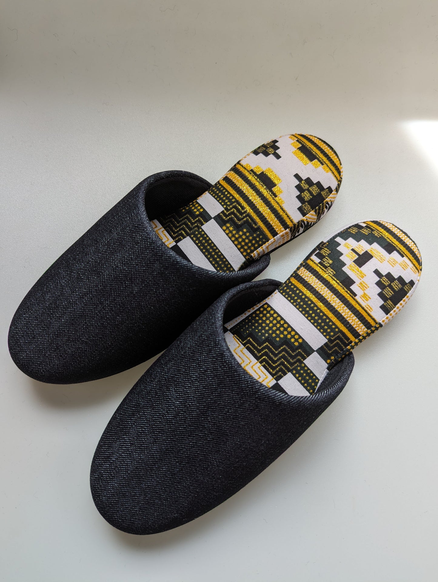 Large | Denim Mix Slippers 2023AW-L05 lamé