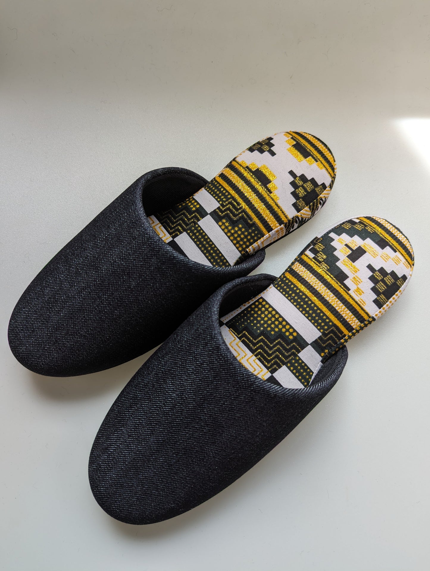 Large | Denim Mix Slippers 2023AW-L05 lamé