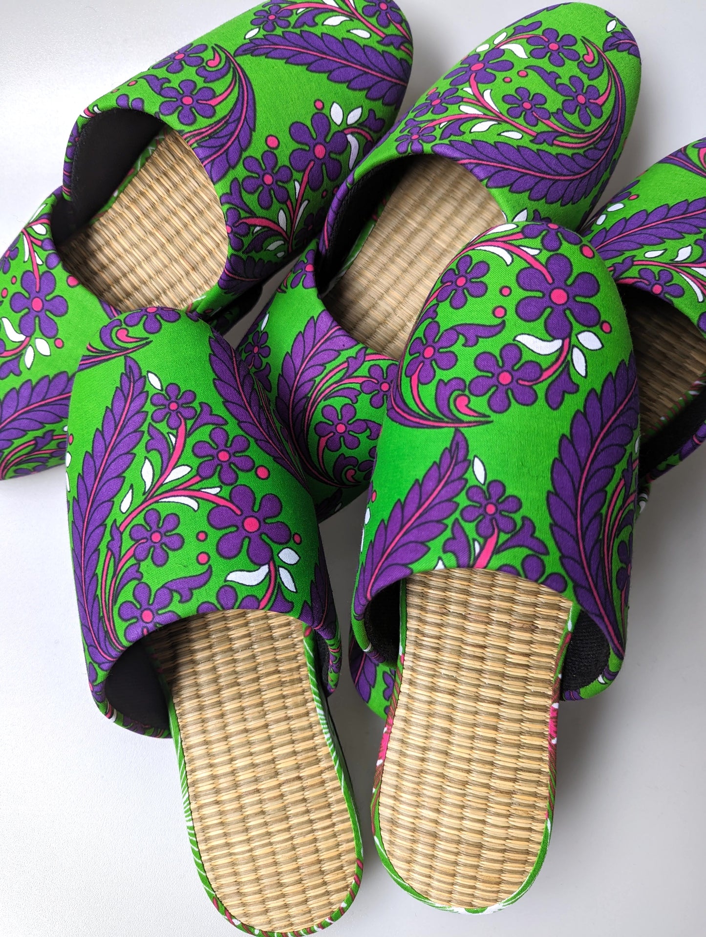 Medium Tatami Print Mix Slippers 2024SS-M02