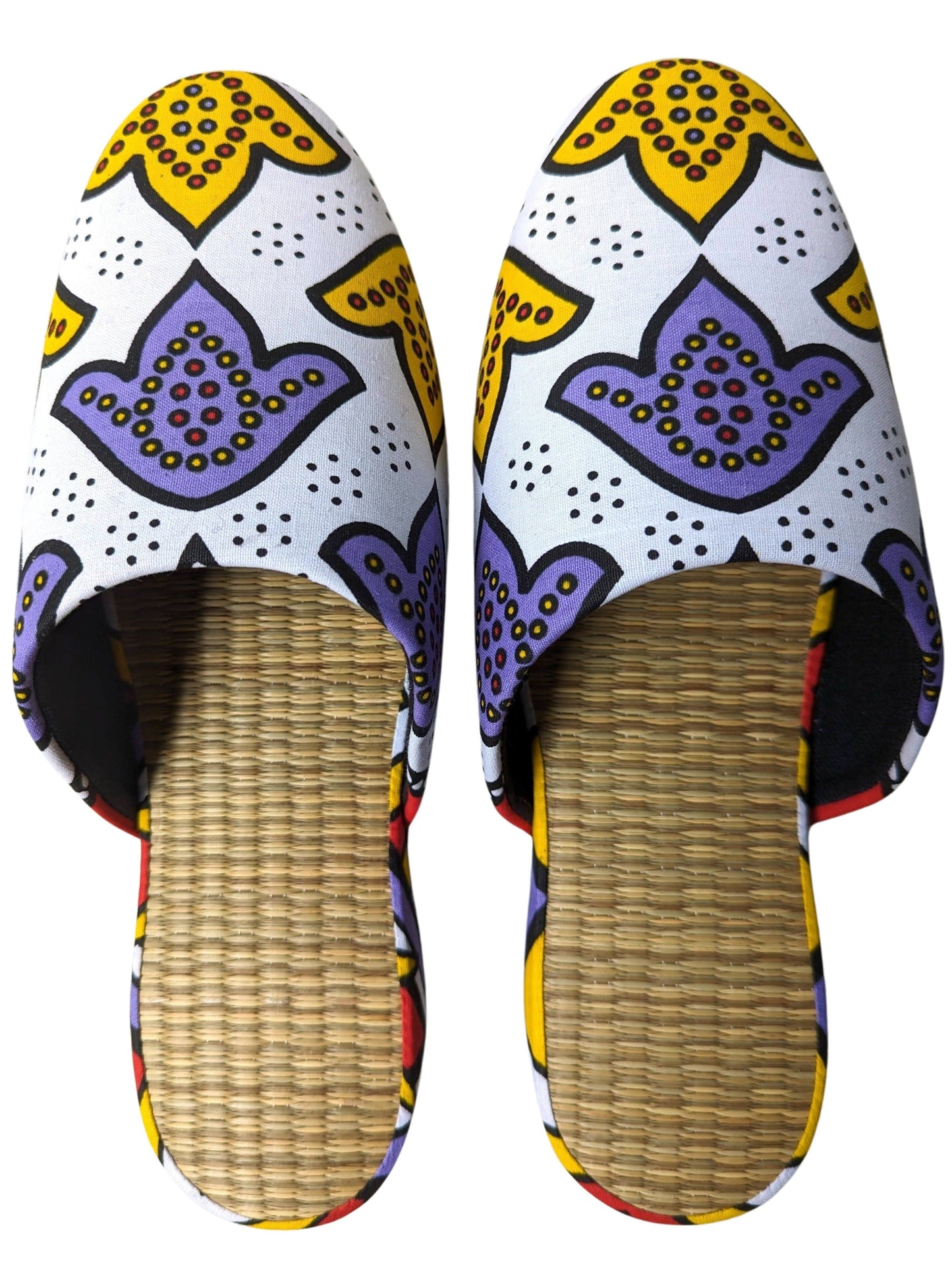 Large Tatami Print Mix Slippers 2024SS-L01