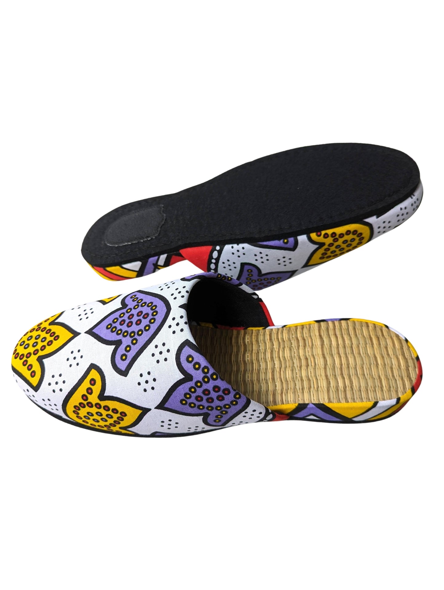 Large Tatami Print Mix Slippers 2024SS-L01