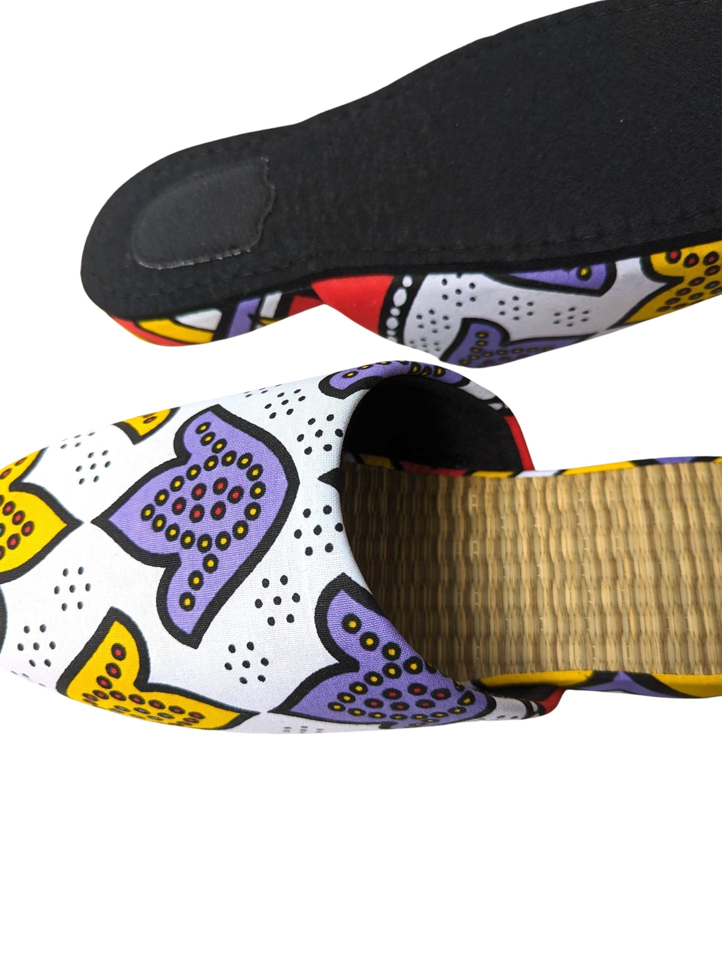 Large Tatami Print Mix Slippers 2024SS-L01