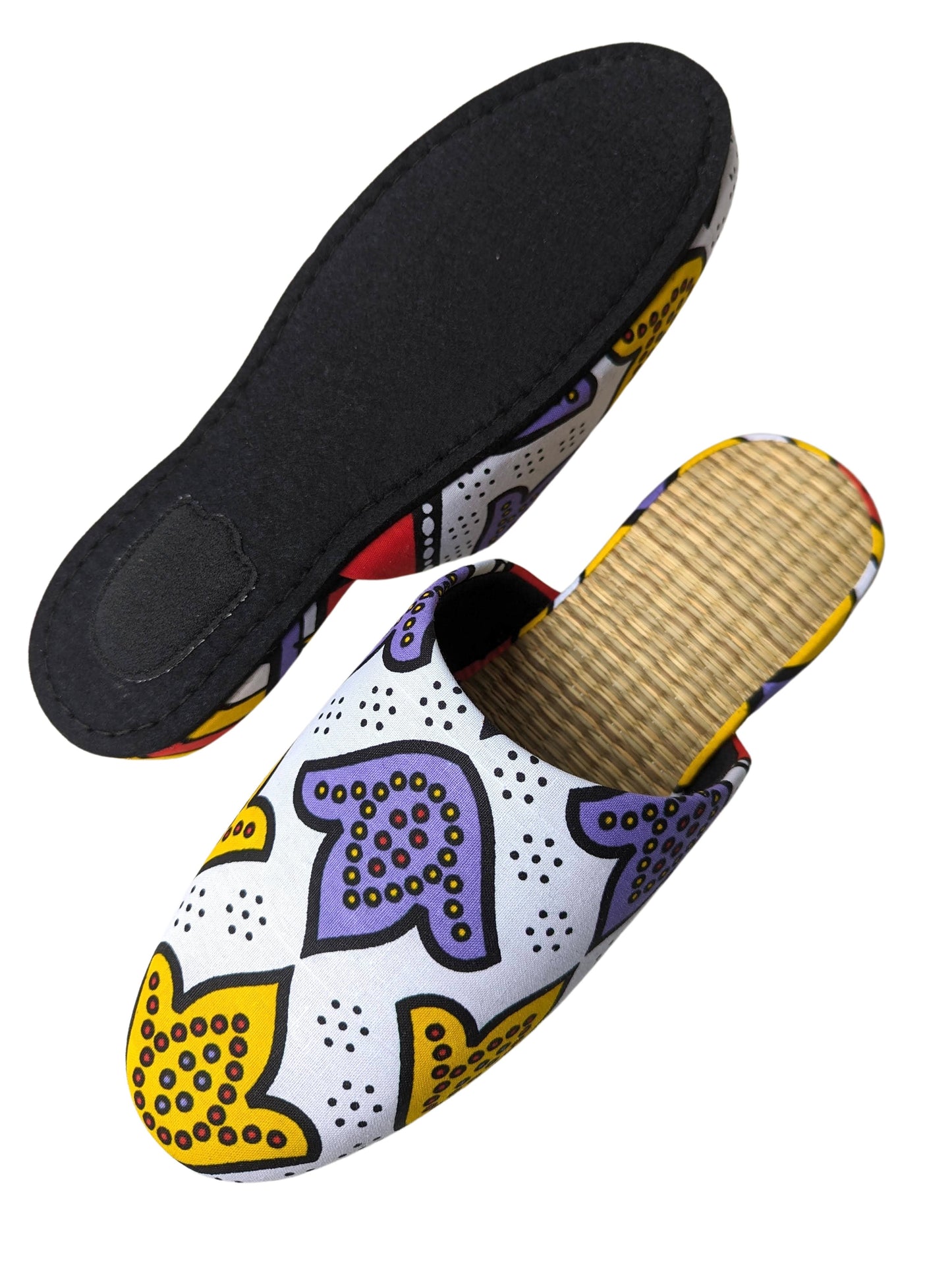 Large Tatami Print Mix Slippers 2024SS-L01