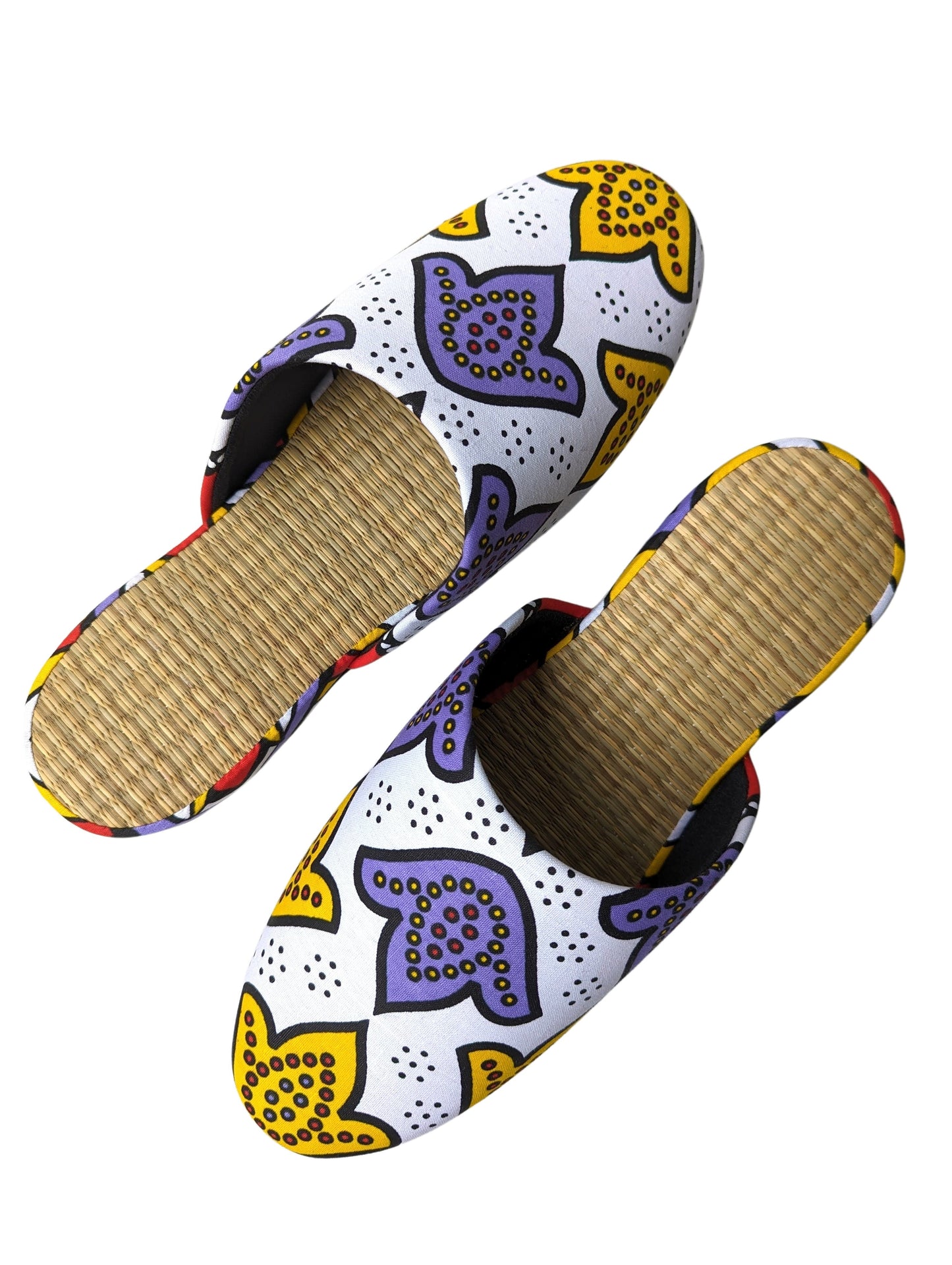 Large Tatami Print Mix Slippers 2024SS-L01