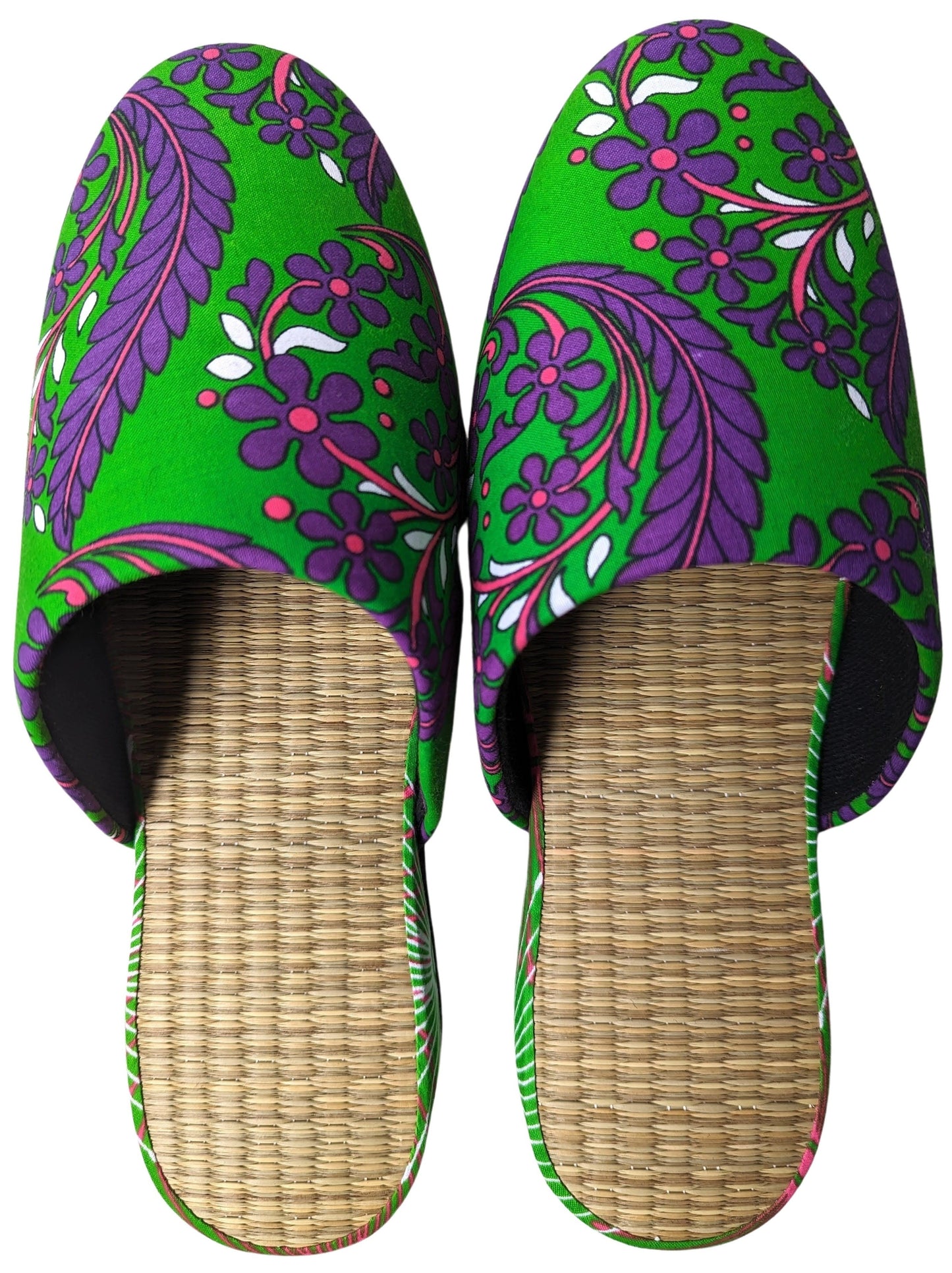 Large Tatami Print Mix Slippers 2024SS-L02