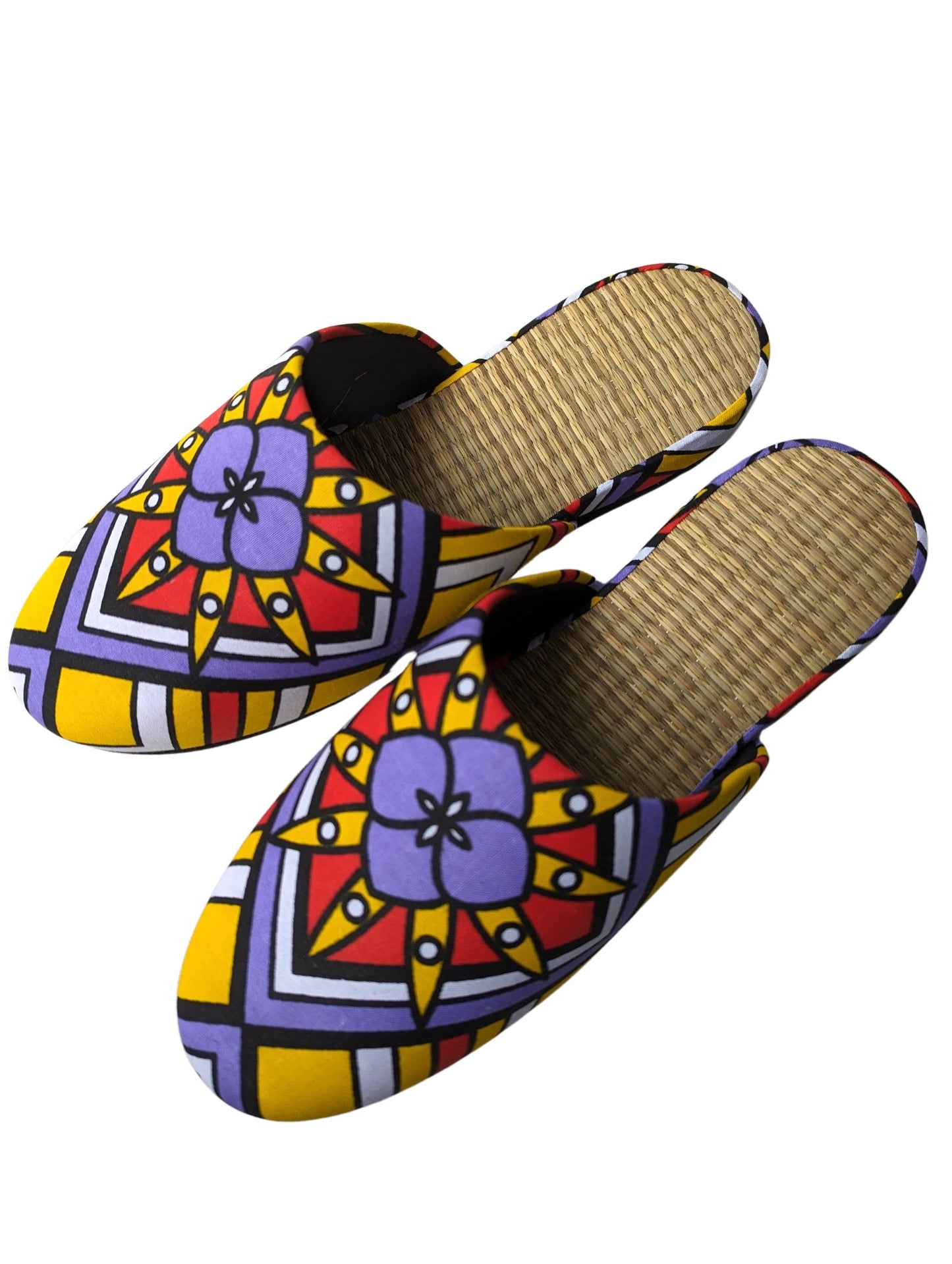 Large Tatami Print Mix Slippers 2024SS-L04