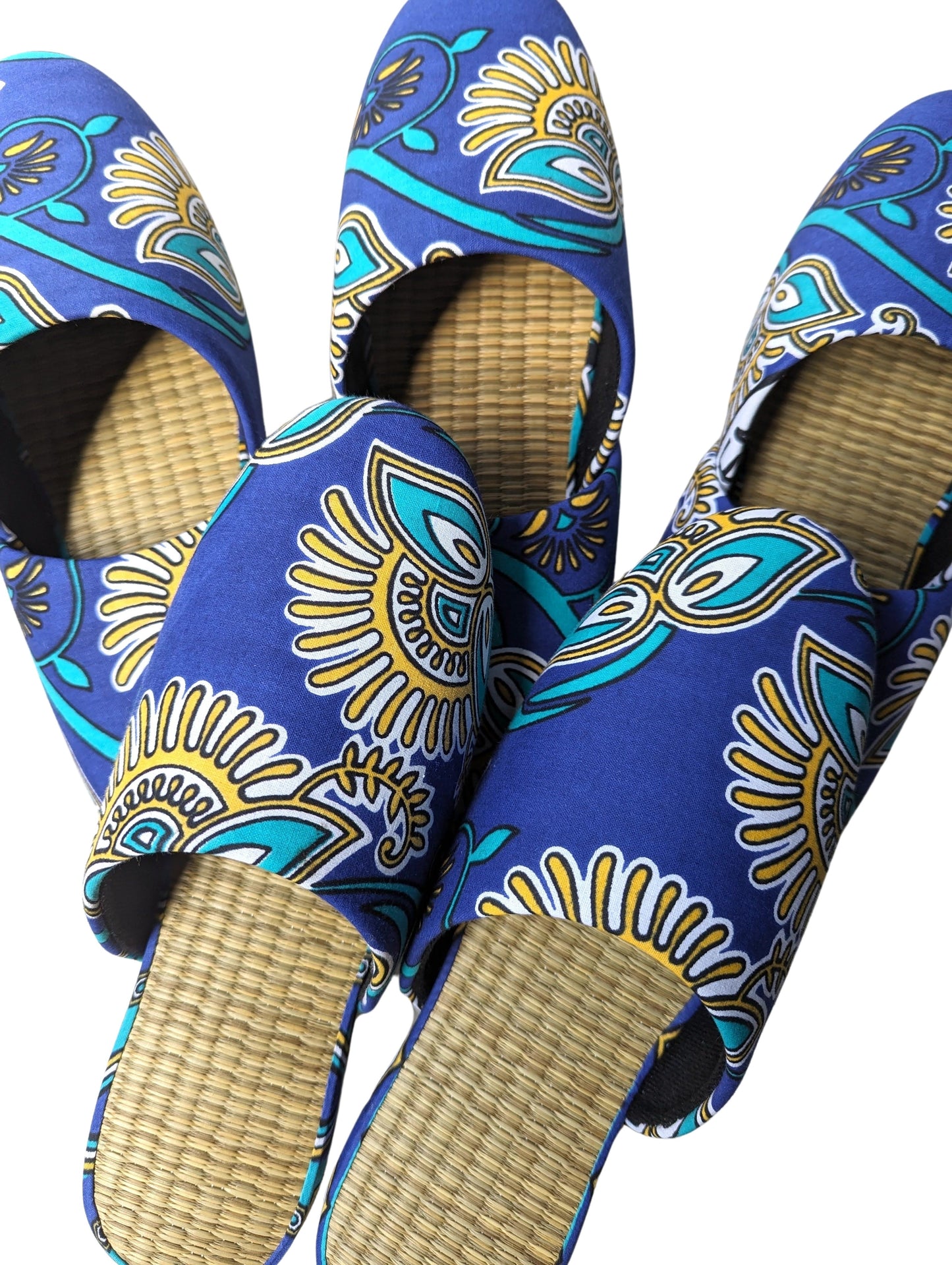 Large Tatami Print Mix Slippers 2024SS-L06