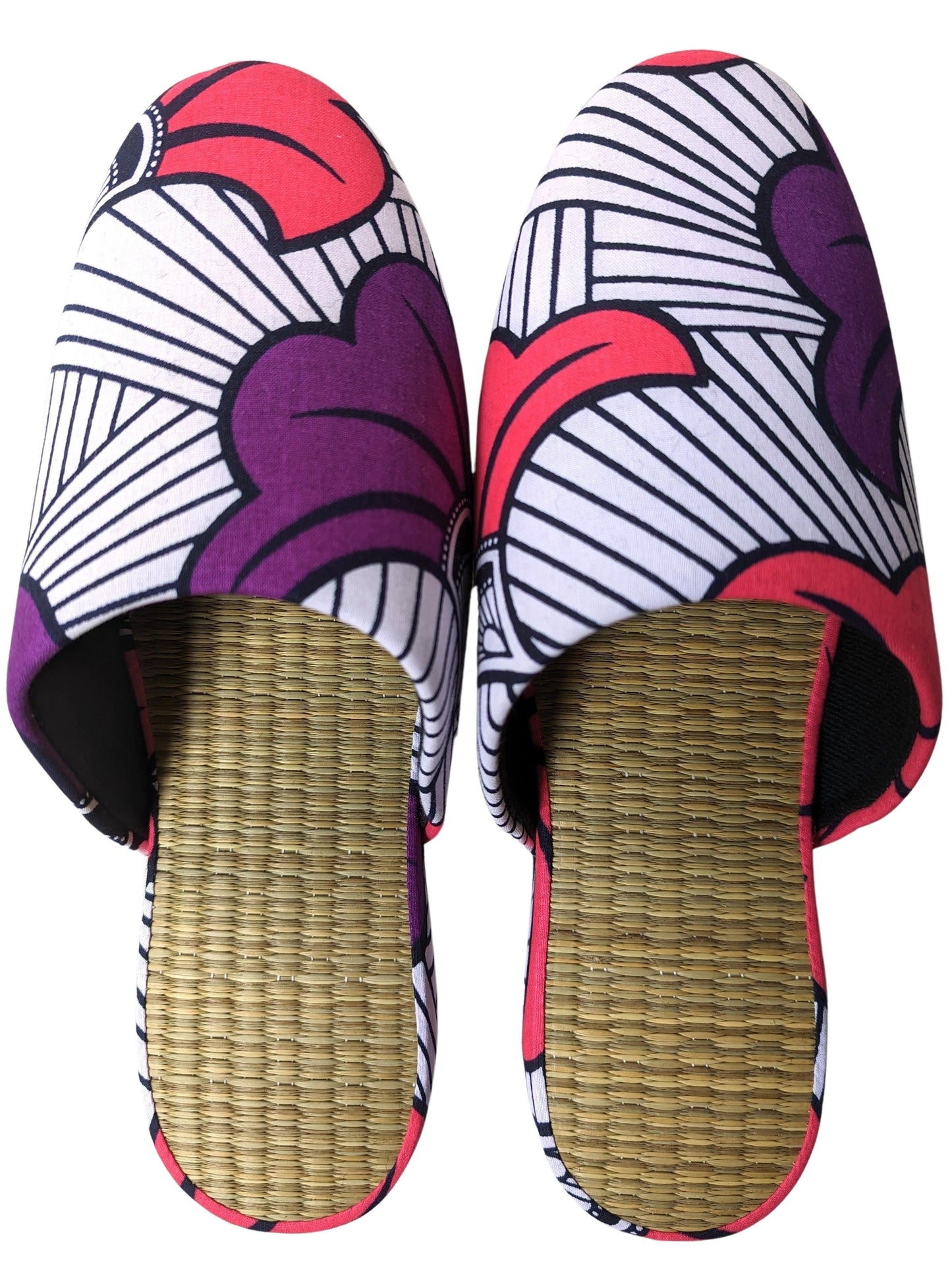 Large Tatami Print Mix Slippers 2024SS-L07