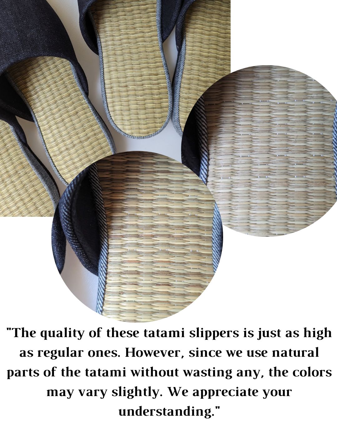 Large Tatami Print Mix Slippers 2024SS-L02