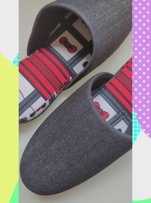 SALE Large | Denim Mix Slippers 2023AW-L06