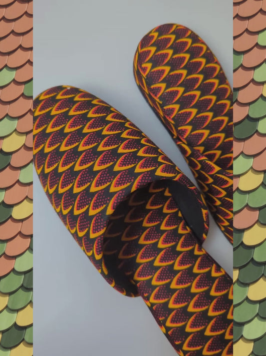 Medium | Print Mix Slippers 2023AW-M01
