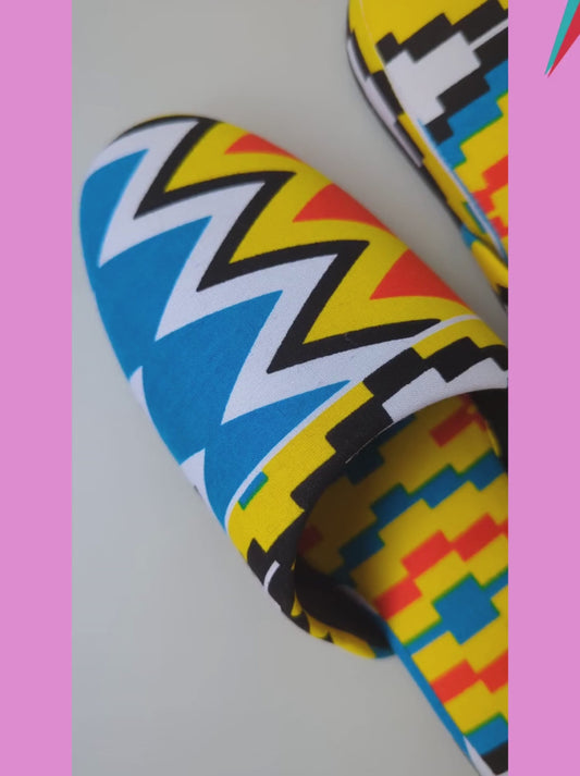 Medium | Print Mix Slippers 2023AW-M03