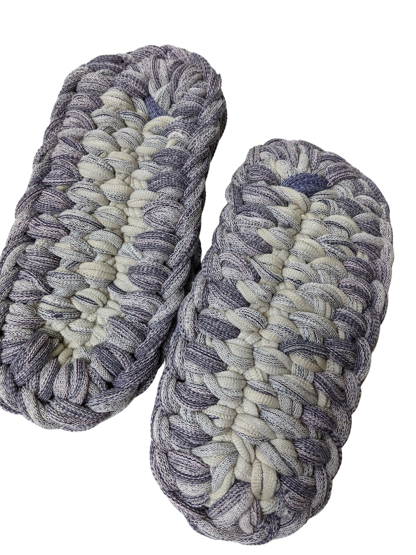 Large | Knit upcycle ZOURI slippers 2021SS-005 [Large]