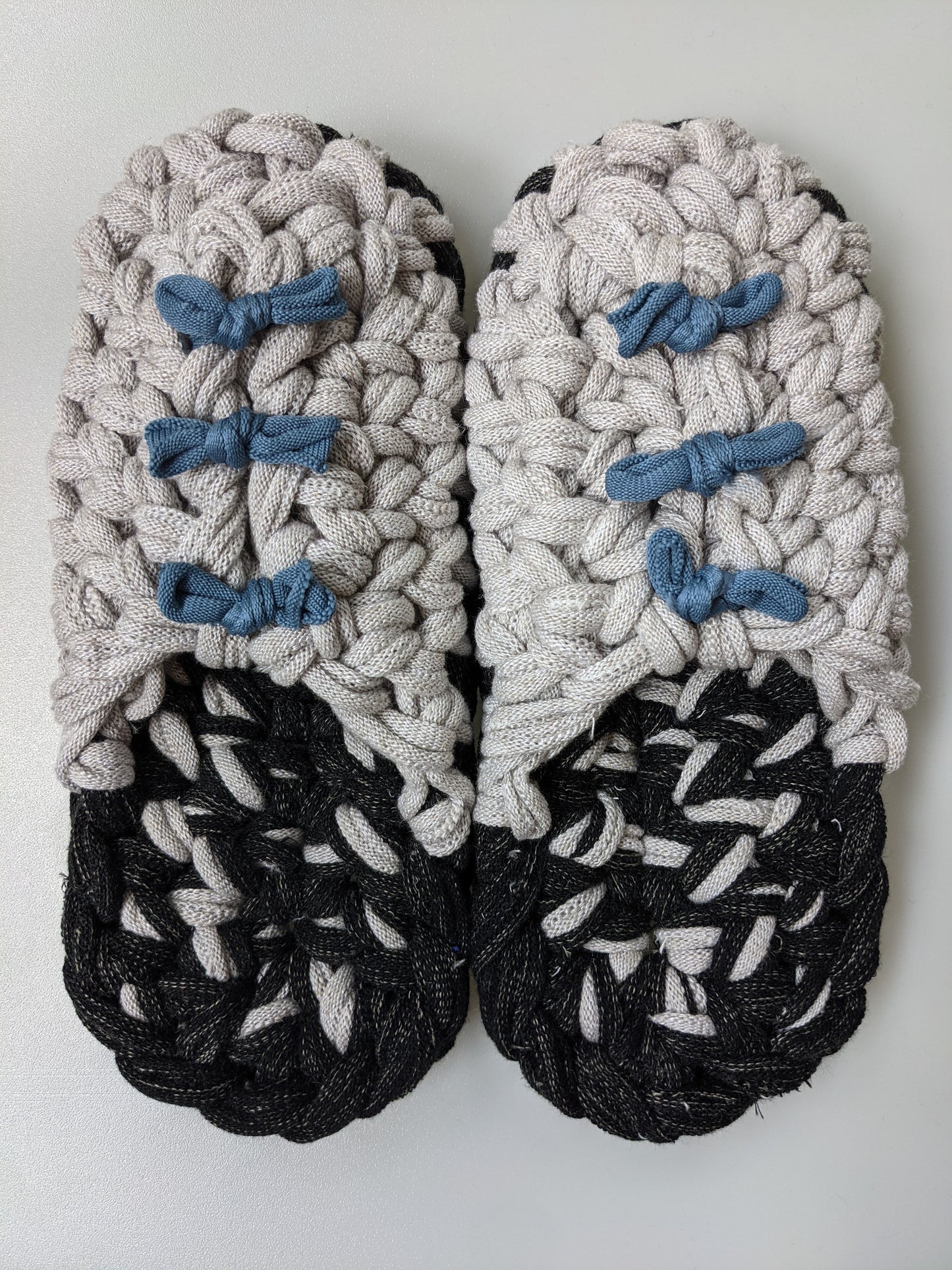 XL | Knit upcycle slippers 2021-XL06 [XL]