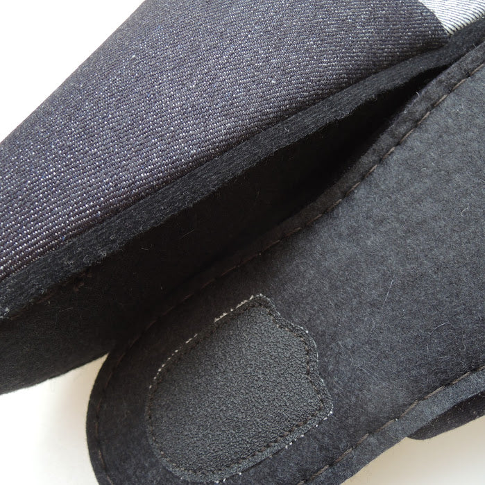 Denim Hiroshima Slippers Simple / 3 size - Heiwa Slipper