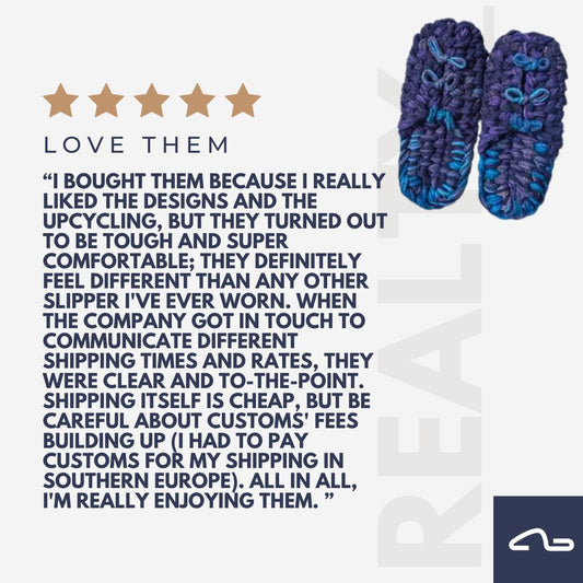 Review | Knit Up-cycle Slippers 01/06/23