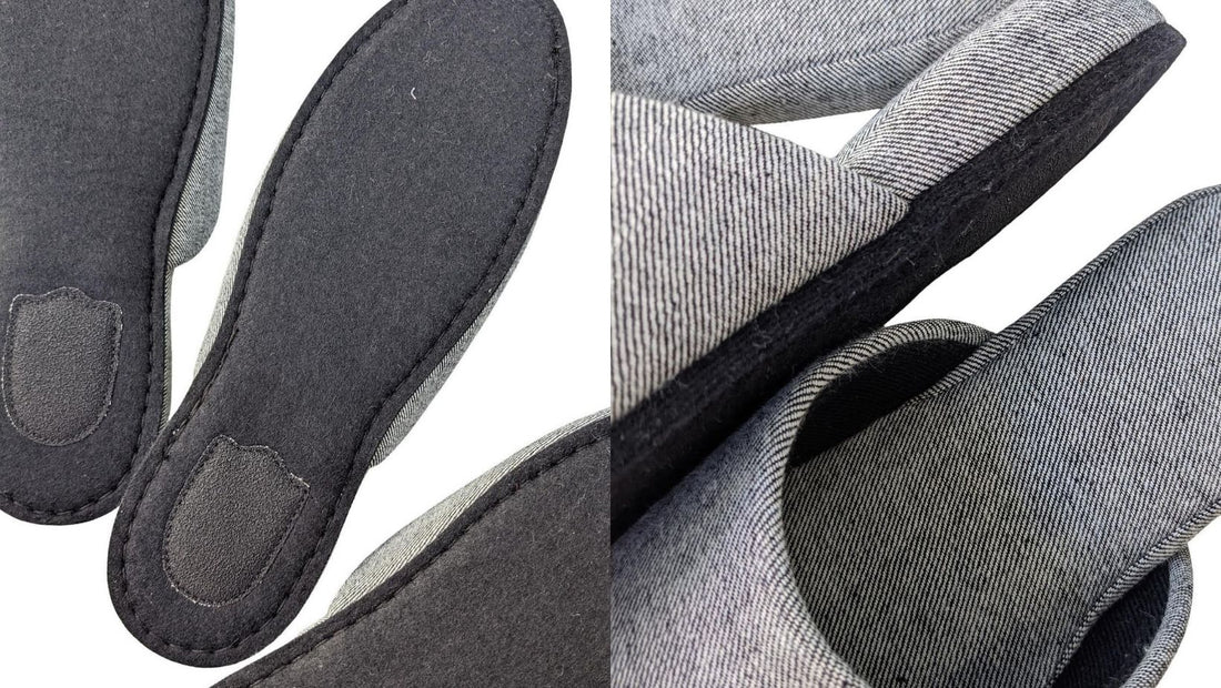 Why do we recommend inhouse slippers with wool felt soles? | Heiwa Slipper