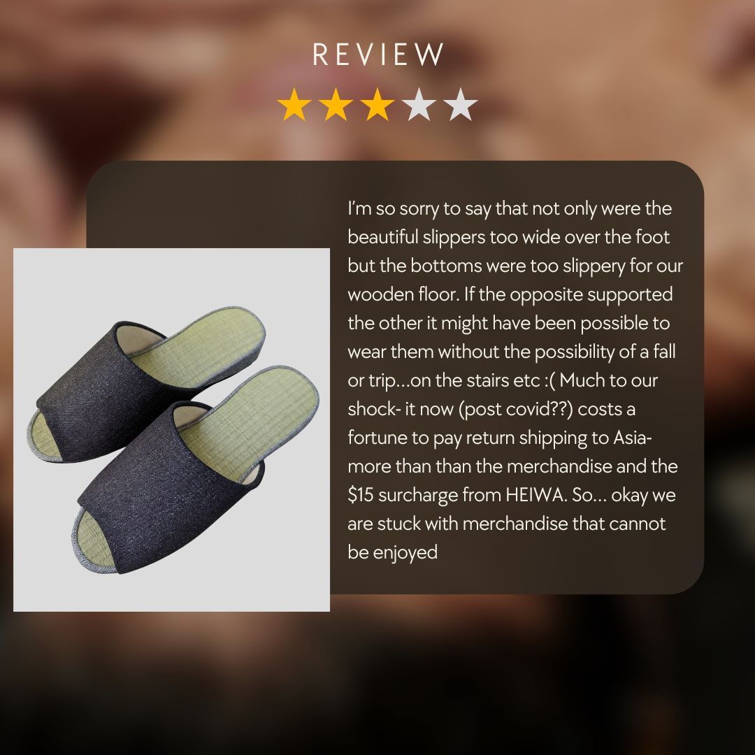 Product review | Open-toe TATAMI Denim Slippers A-Type 08/14/24