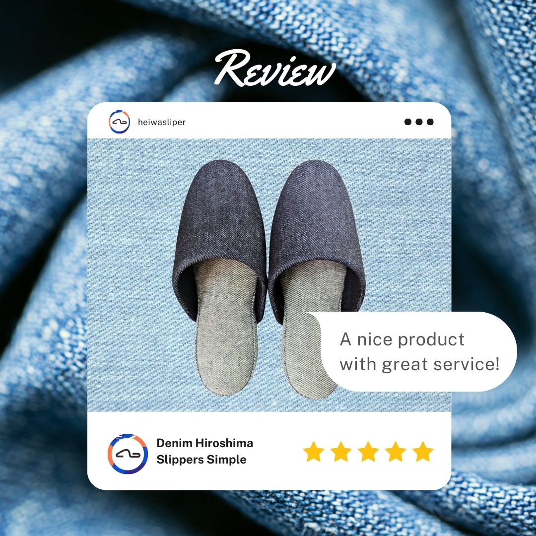 Review | Denim Hiroshima Slippers Simple