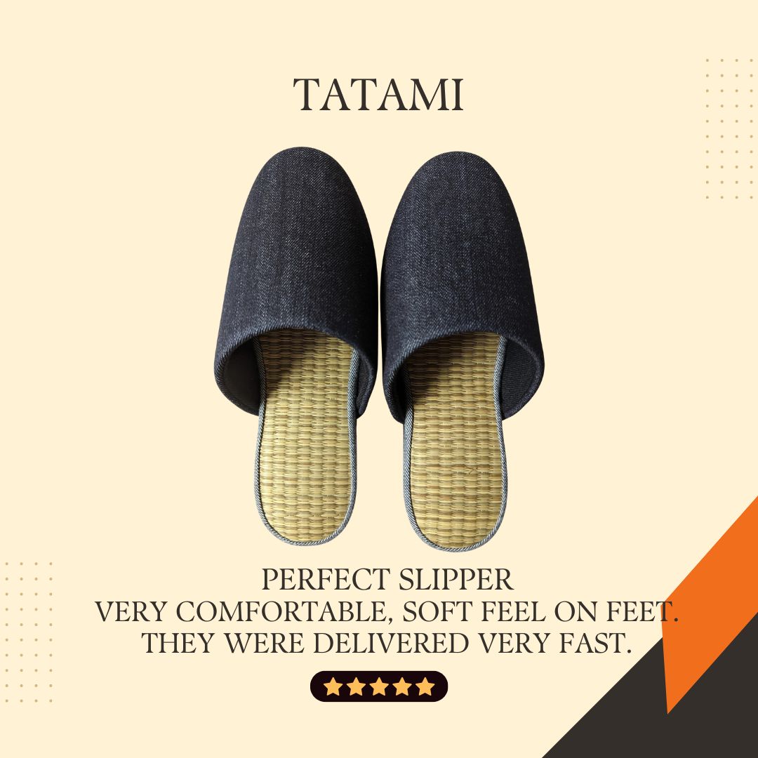 Review |TATAMI [MIX color] Denim Slippers Mix color 08/07/24