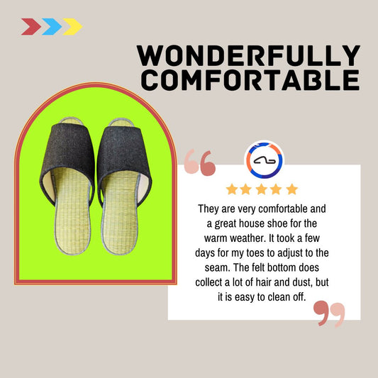 Review | Open-toe TATAMI Denim Slippers A-Type 06/27/24
