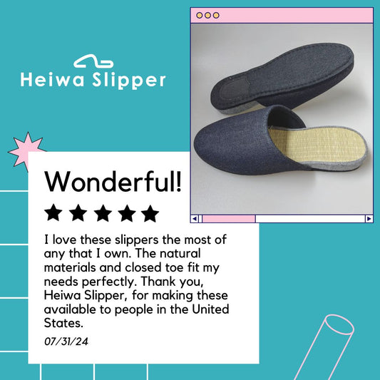 Review | TATAMI Denim Slippers A-Type 07/31/24