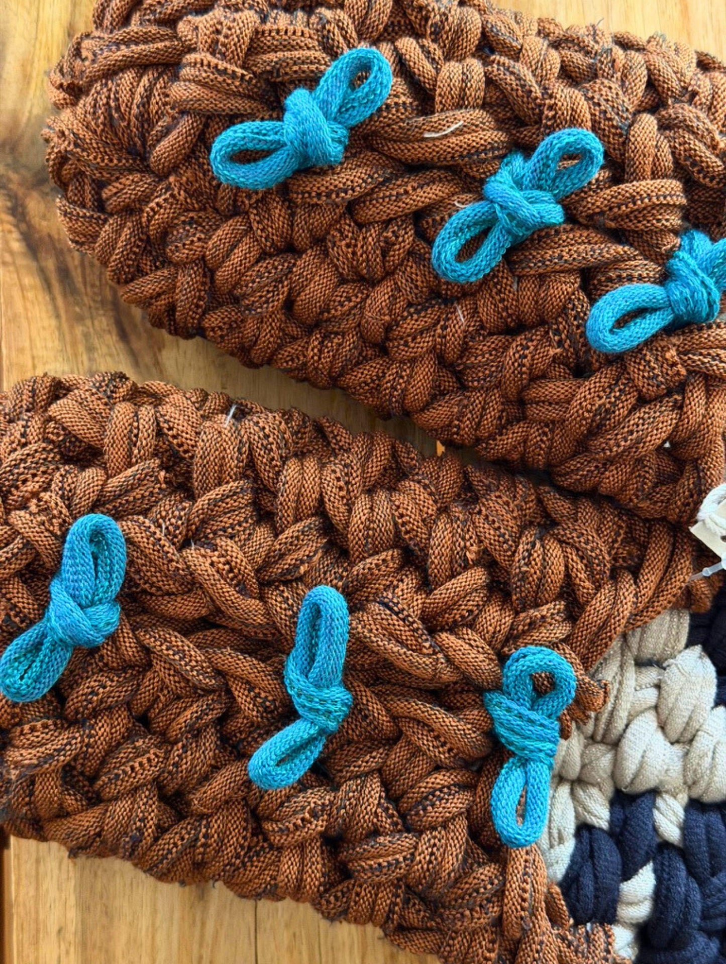 Large | Knit up-cycle slippers 2025-Large33 [Large]