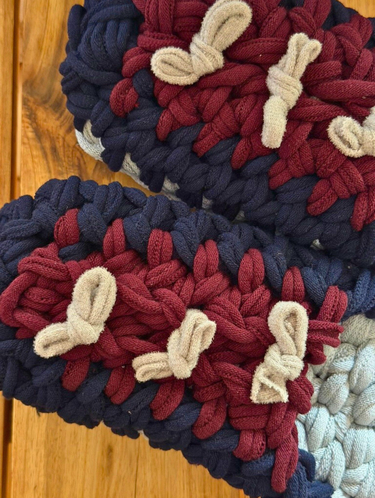 Large | Knit up-cycle slippers 2025-Large44 [Large]