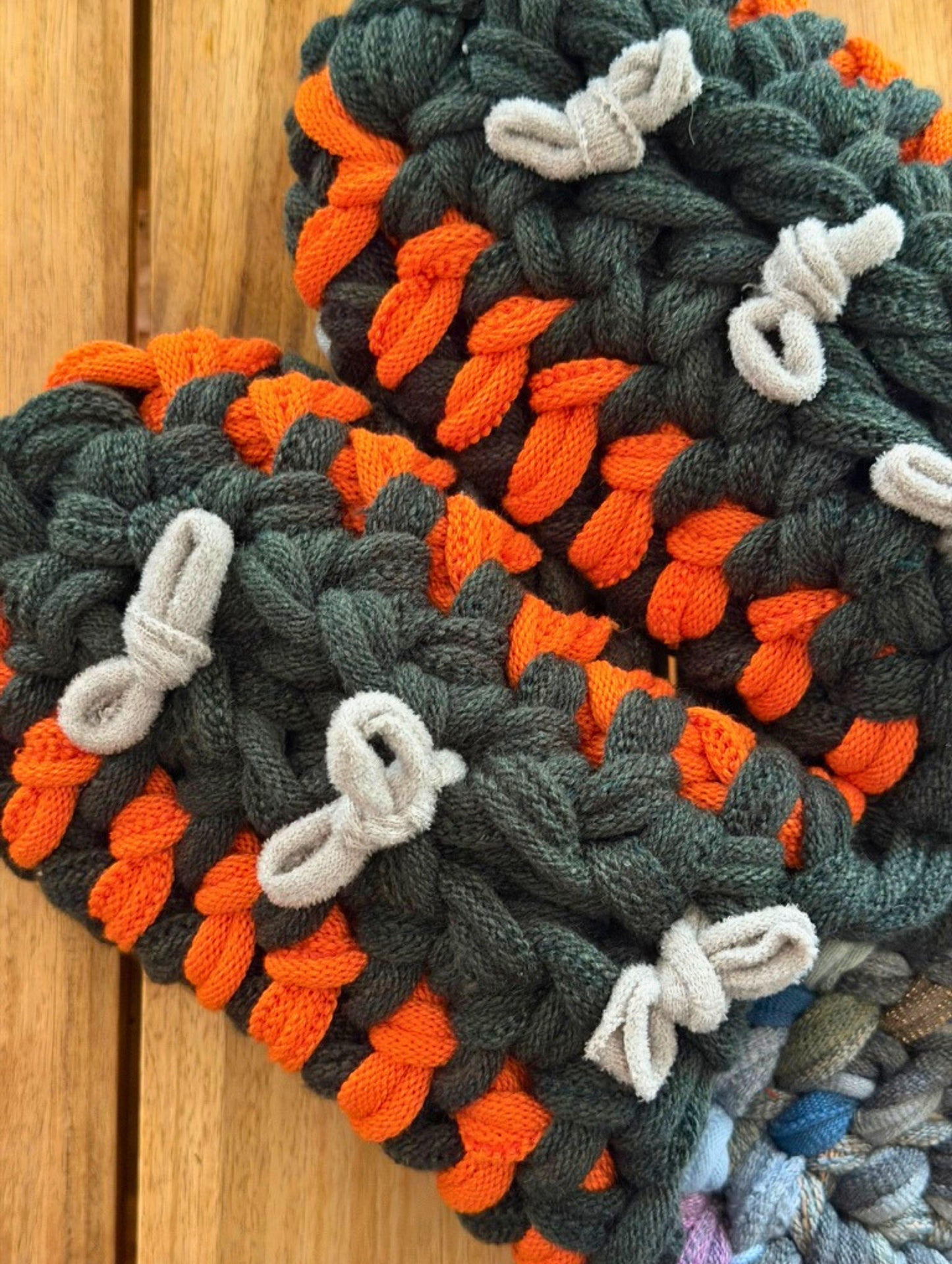 XL | Knit up-cycle slippers 2025-XL04 [XL]