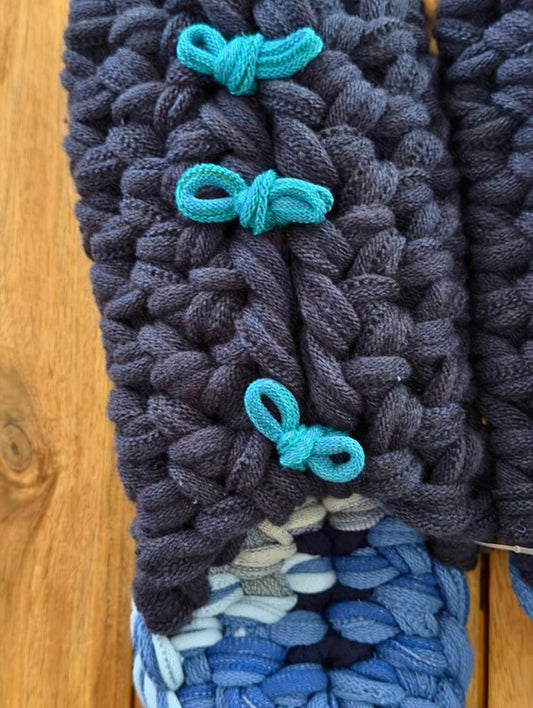 XL | Knit up-cycle slippers 2025-XL16 [XL]