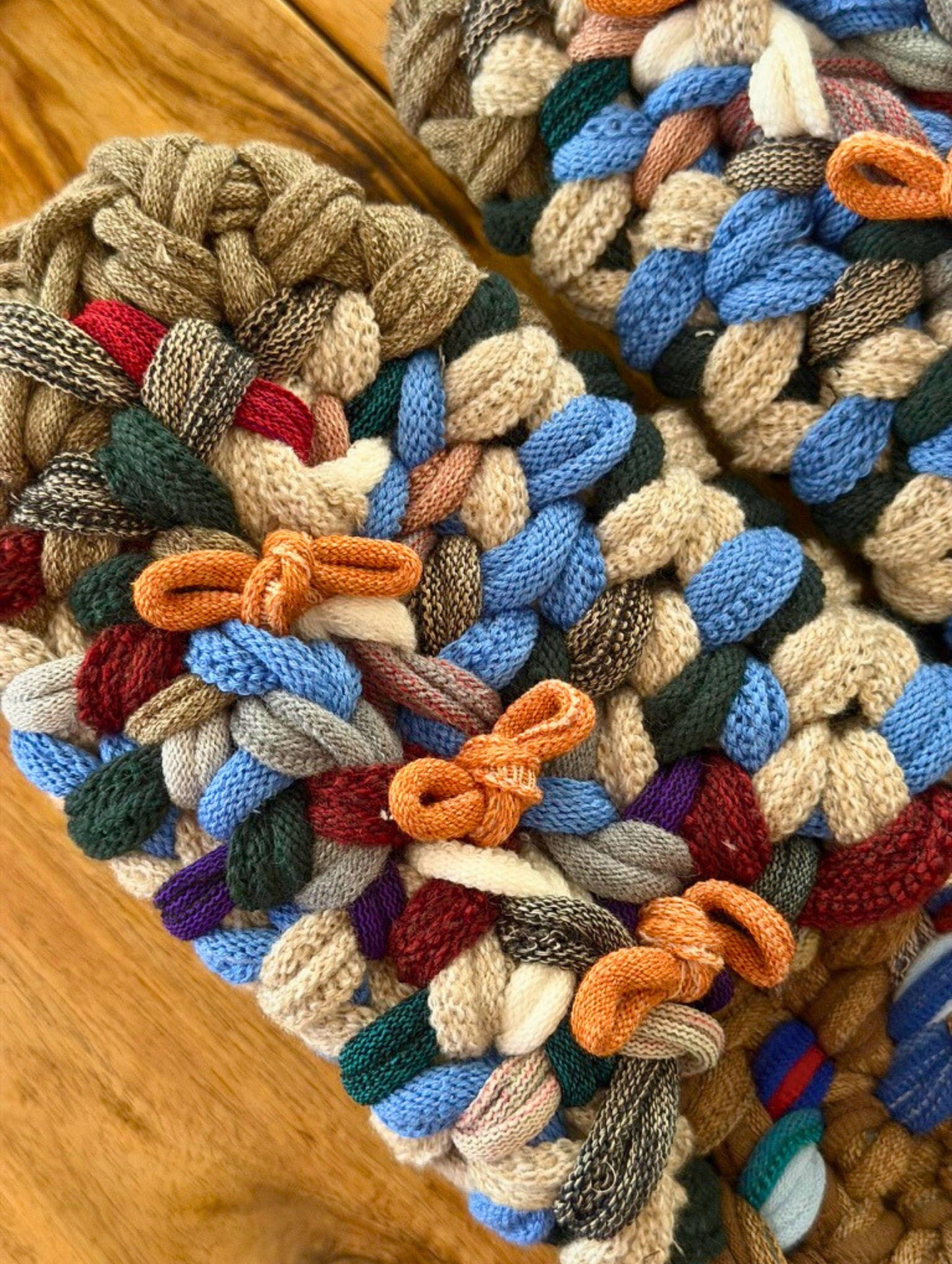 XL | Knit up-cycle slippers 2025-XL28 [XL] 27cm / Regular / 525g