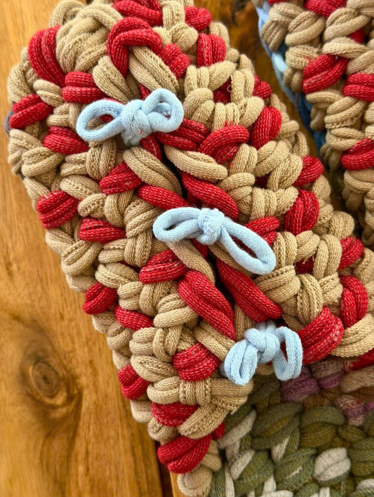 XL | Knit up-cycle slippers 2025-XL20 [XL]