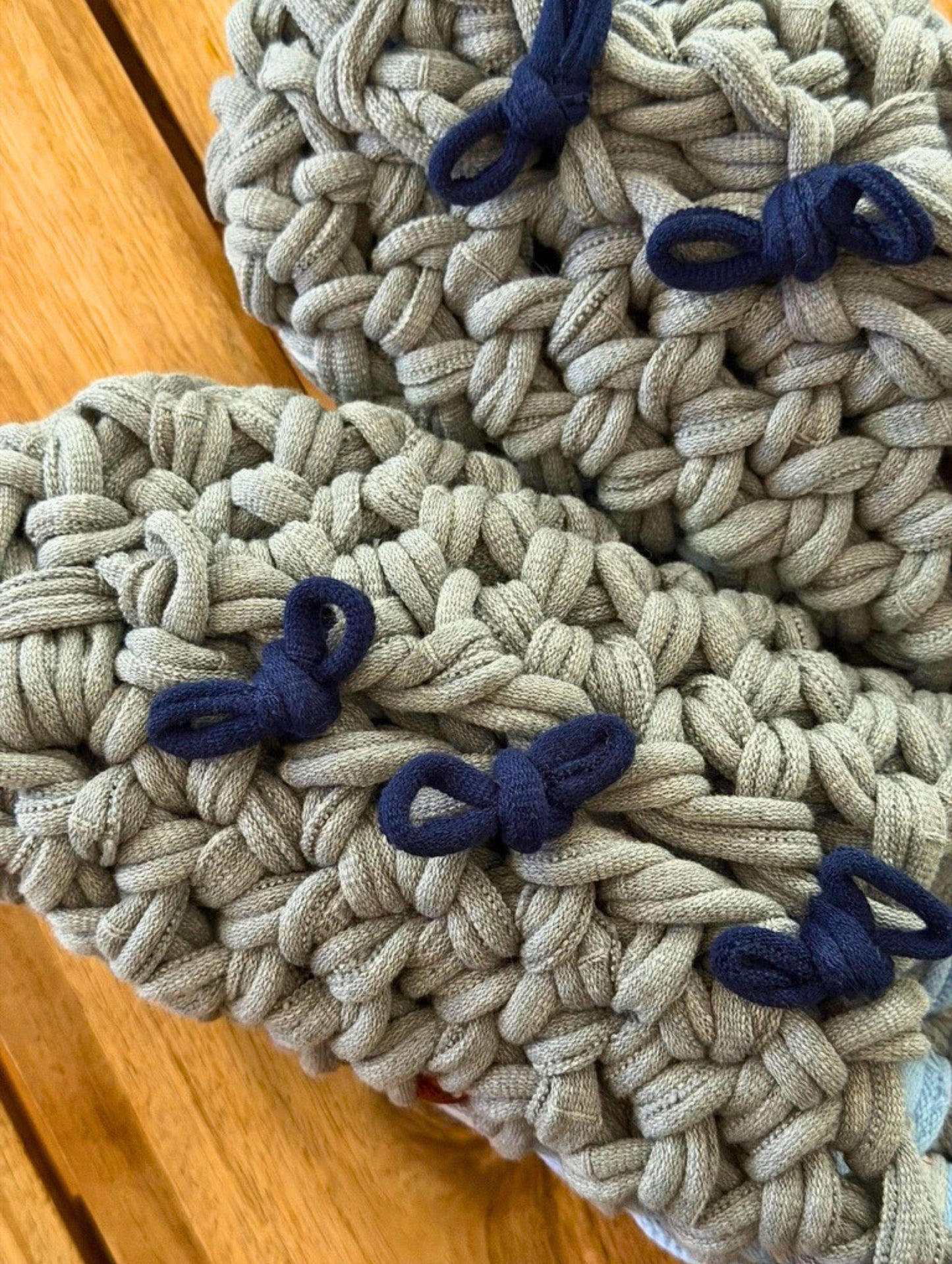 XL | Knit up-cycle slippers 2025-XL19 [XL]