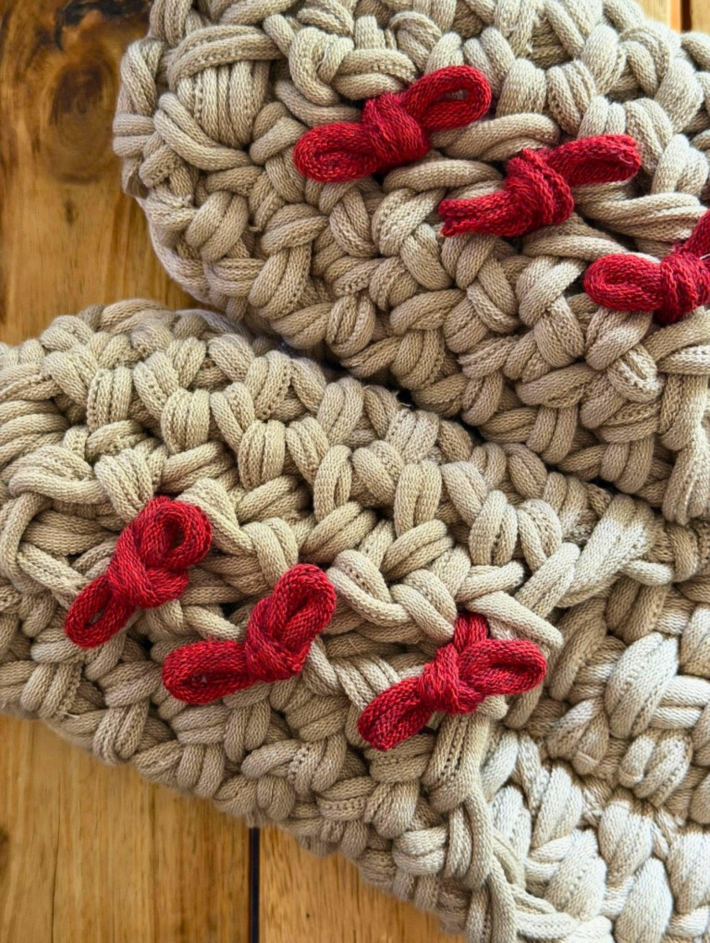 Large | Knit up-cycle slippers 2025-Large42 [Large]