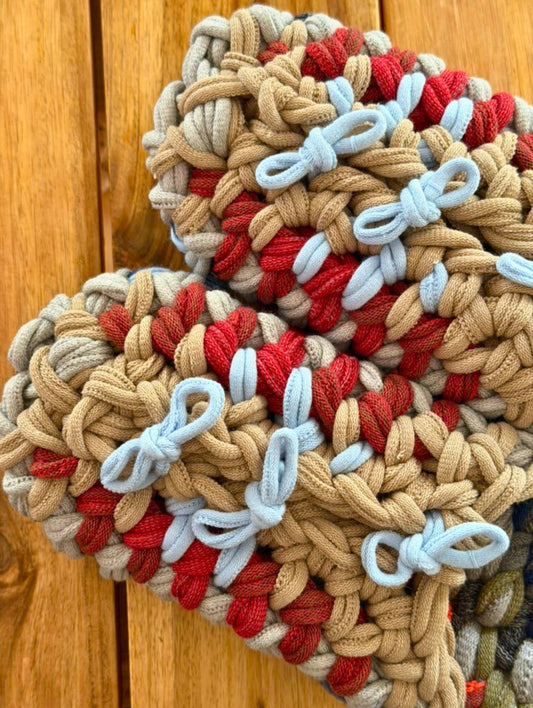 XL | Knit up-cycle slippers 2025-XL07 [XL]