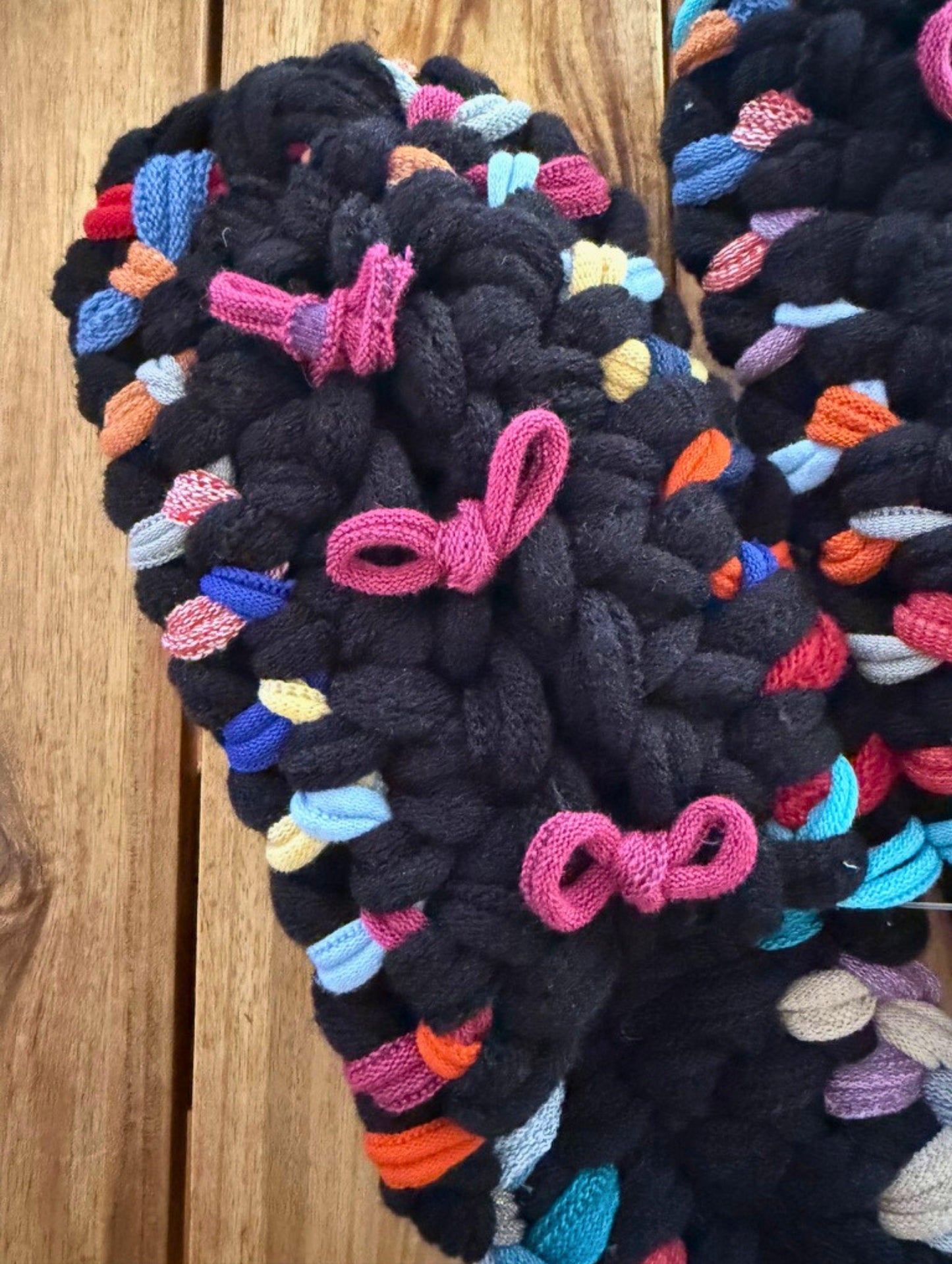 XL | Knit up-cycle slippers 2025-XL21 [XL]