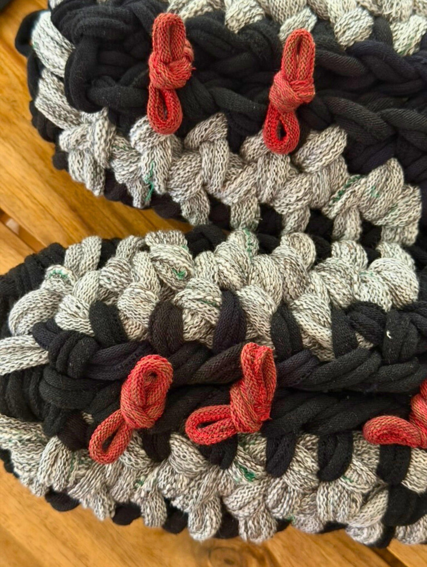 XL | Knit up-cycle slippers 2025-XL26 [XL] 27cm / Regular / 545g