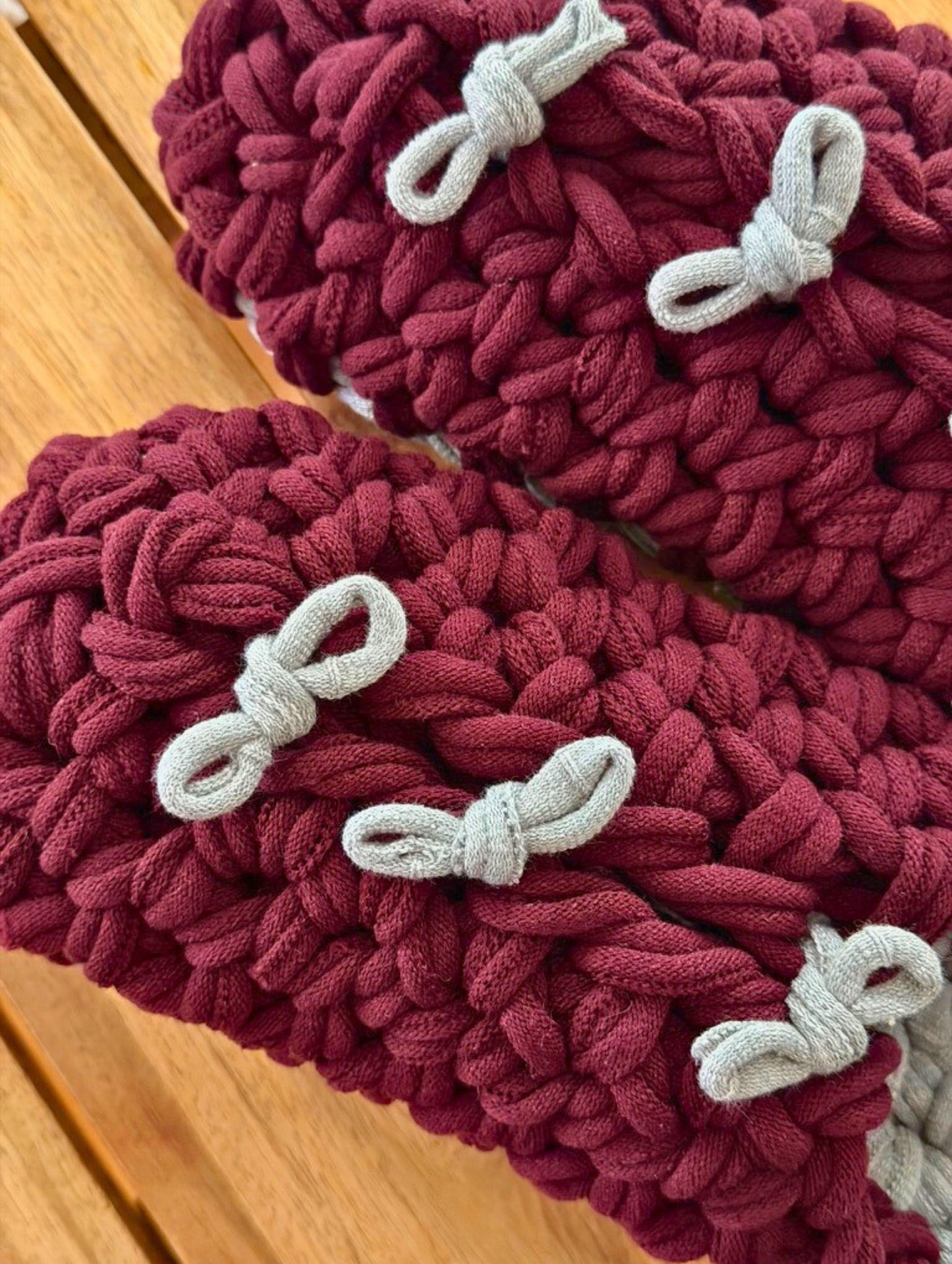 XL | Knit up-cycle slippers 2025-XL25 [XL] 28cm / Regular / 500g