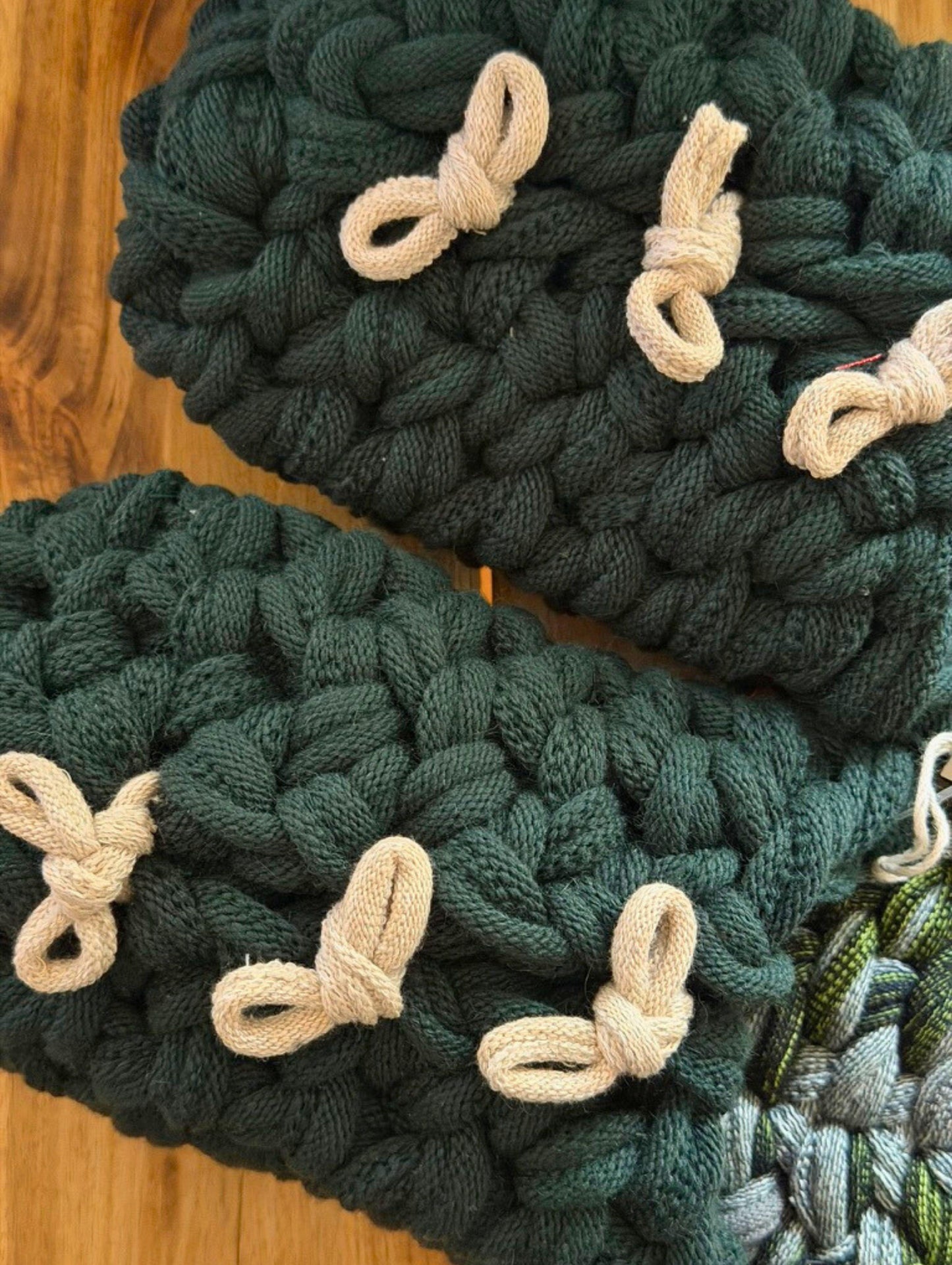 Large | Knit up-cycle slippers 2025-Large48 [Large]