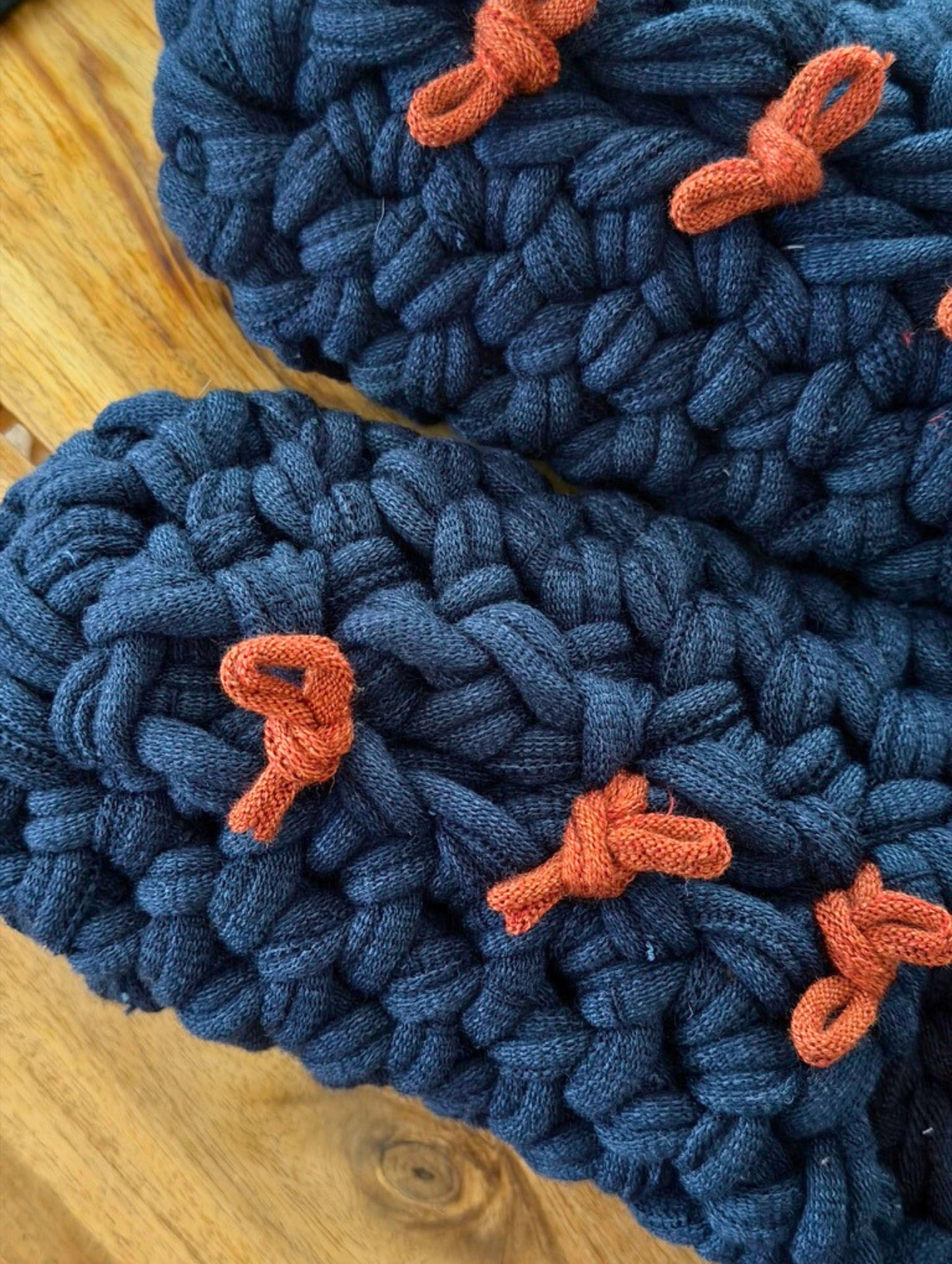 XL | Knit up-cycle slippers 2025-XL17 [XL]