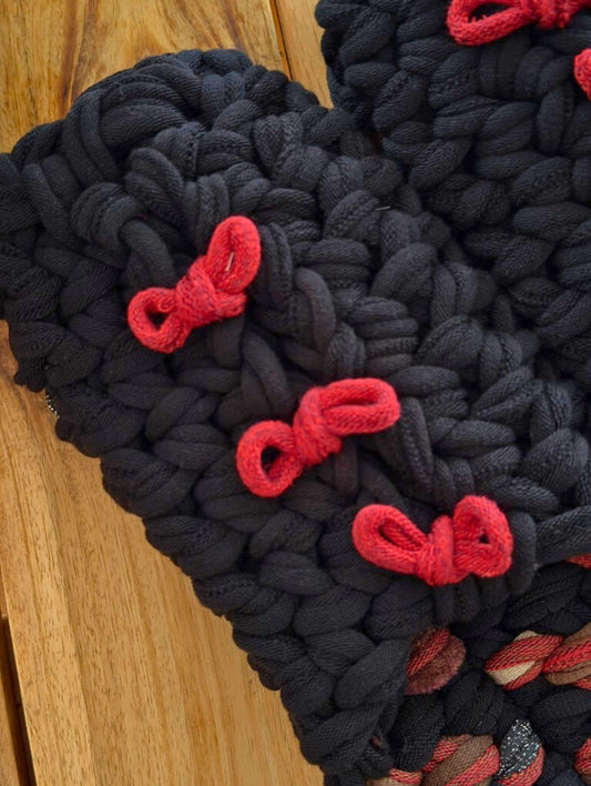 XL | Knit up-cycle slippers 2025-XL30 [XL] 29.5cm / Regular / 535g